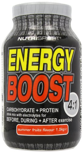 NutriSport Energy Boost 4:1 - 1.5kg / Summer Fruits - Carbohydrate Powder
