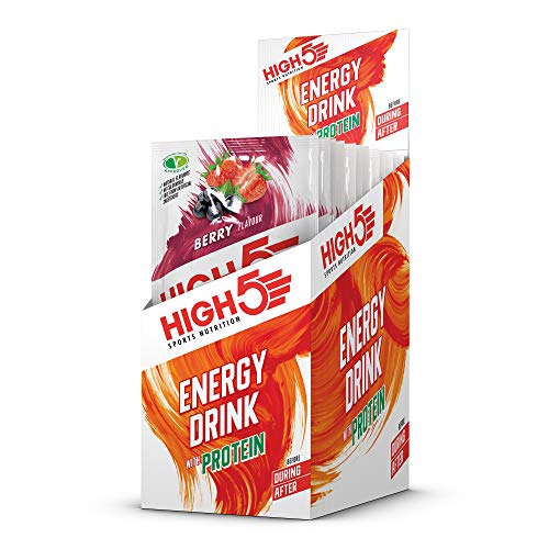 HIGH5 Energy Drink with Protein - 12x47g / Berry - Supplements