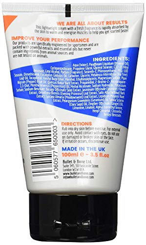 Bullet & Bone Muscle Activating Rub tube with powerful warming for sports performance