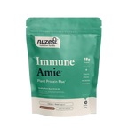 Nuzest Plant Protein Plus+ Immune Amie with 18g protein, chocolate flavor, immune boost