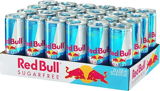 Red Bull Sugarfree - 24x250ml / Energy Drink - Energy Ready-to-Drinks
