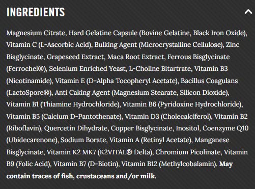 Reflex Nutrition Nexgen - 60 Caps - Multivitamins