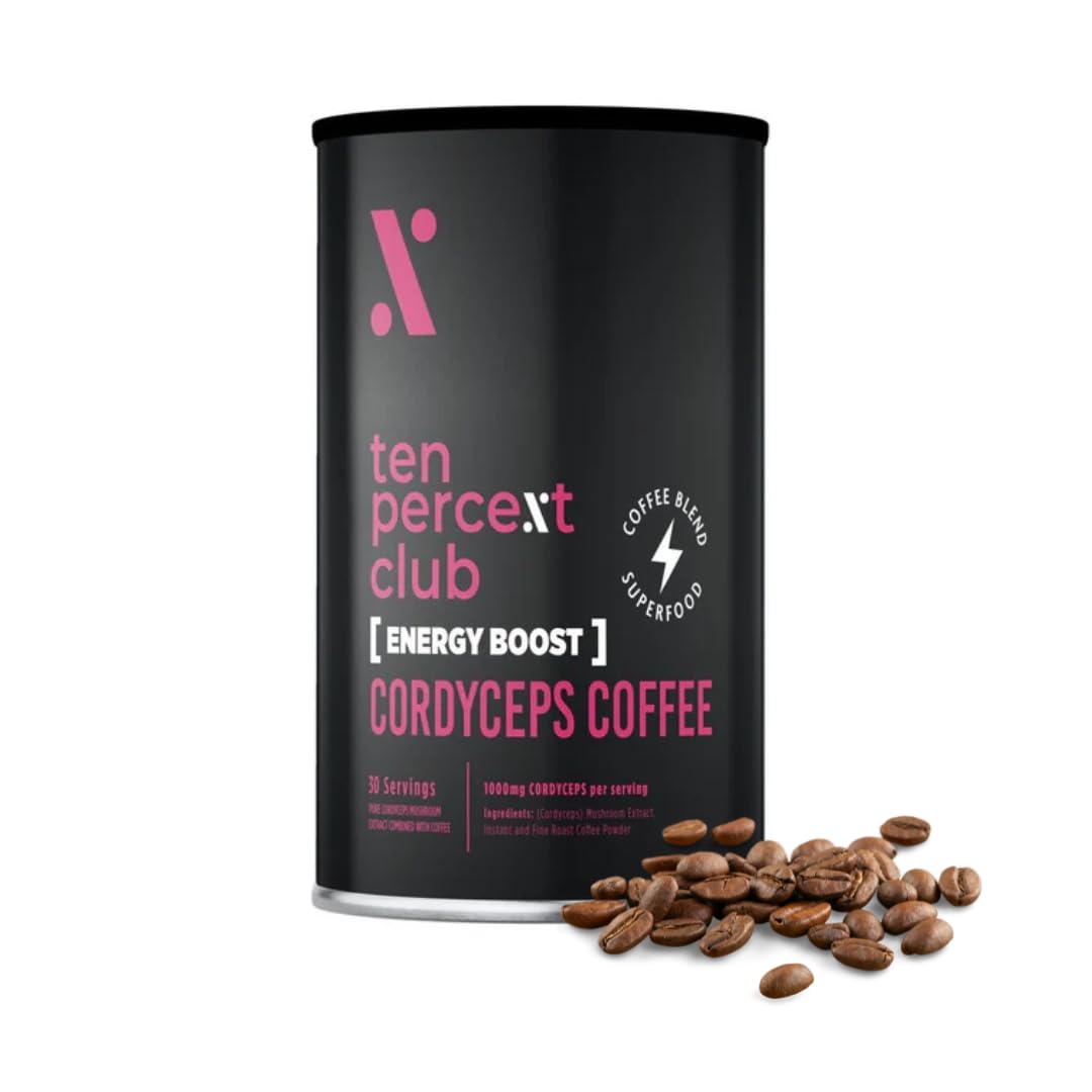 The Ten Percent Club Cordyceps Coffee - 300g - Mushrooms
