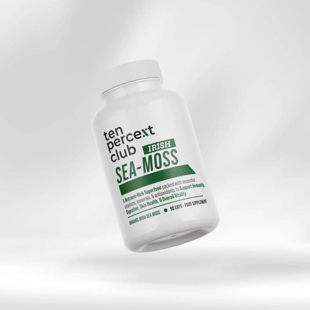 The Ten Percent Club Irish Sea Moss - 90 Caps - Vitamins & Minerals