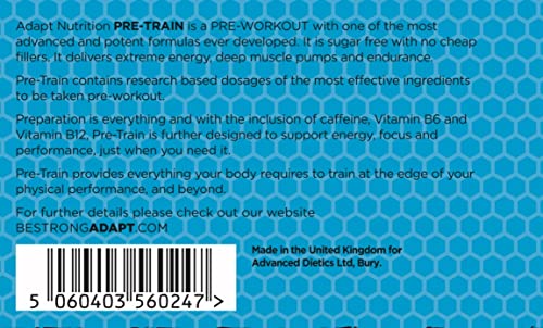 Adapt Nutrition PreTRAINx - Pre-Workout Powder