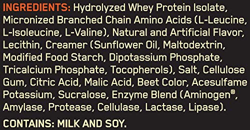 Optimum Nutrition Platinum Hydro Whey - Protein Blend Powder (Whey Protein Concentrate Whey Protein Isolate Calcium