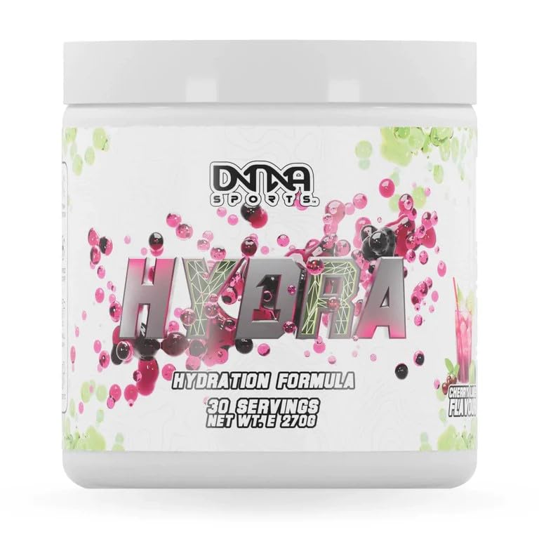 White plastic tub of DNA Sports Hydra 1 sports hydra hydration formula for optimal performance