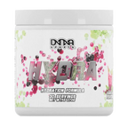 White plastic tub of Cherry Flavored DNA Sports Hydra hydration supplement for sports hydration