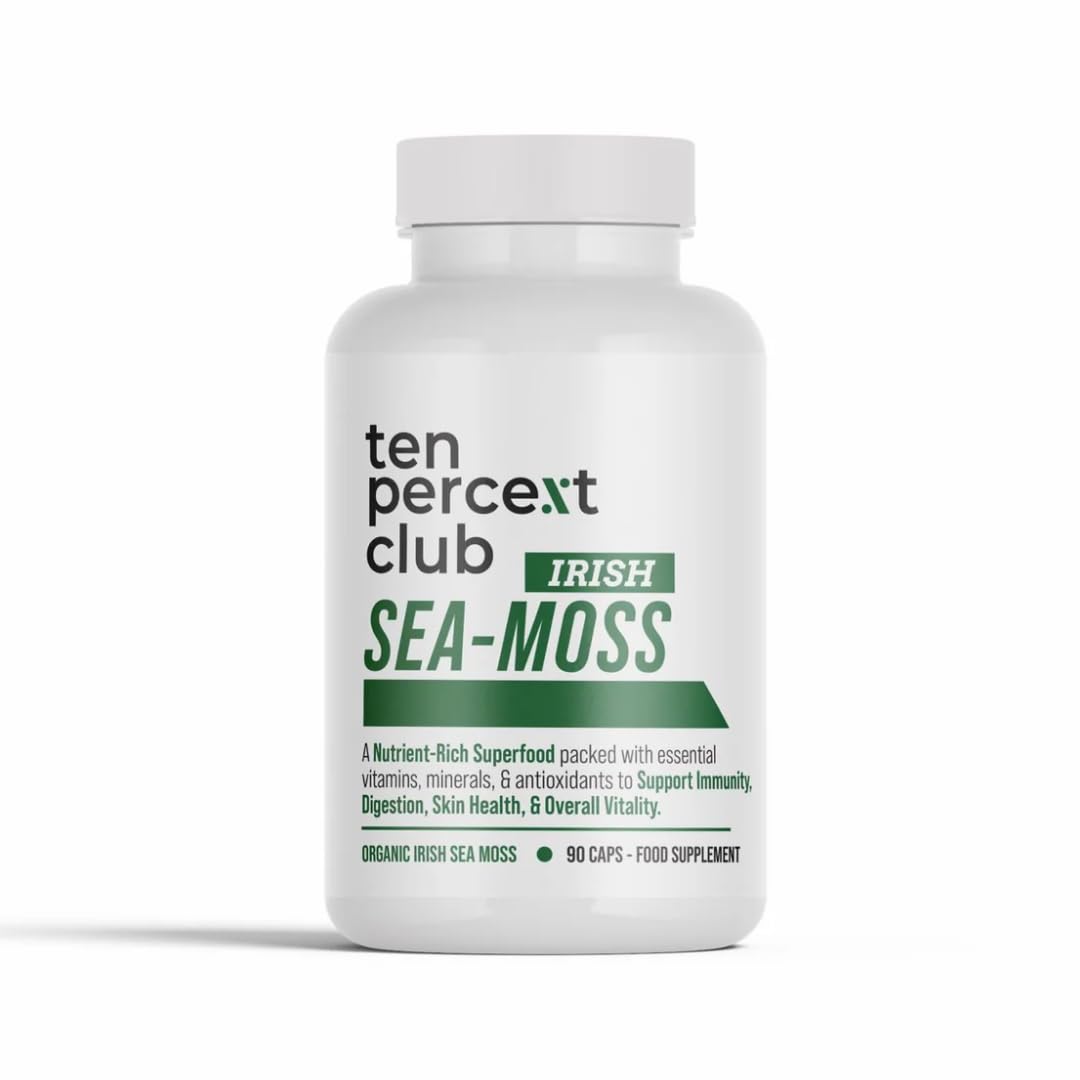 The Ten Percent Club Irish Sea Moss - 90 Caps - Vitamins & Minerals