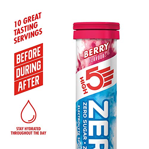 High5 Zero Kit berry-flavored zero-sugar electrolyte sports drink tablets for hydration