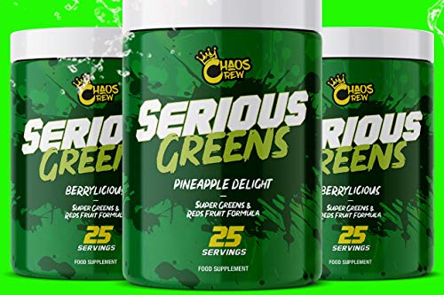 Chaos Crew Serious Greens - 292g / Pineapple Delight - Greens Powder
