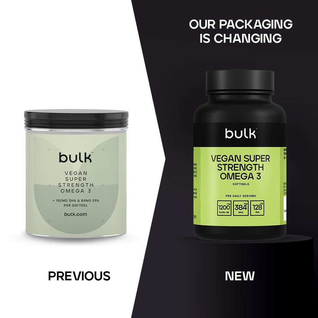 Bulk Vegan Super Strength Omega 3