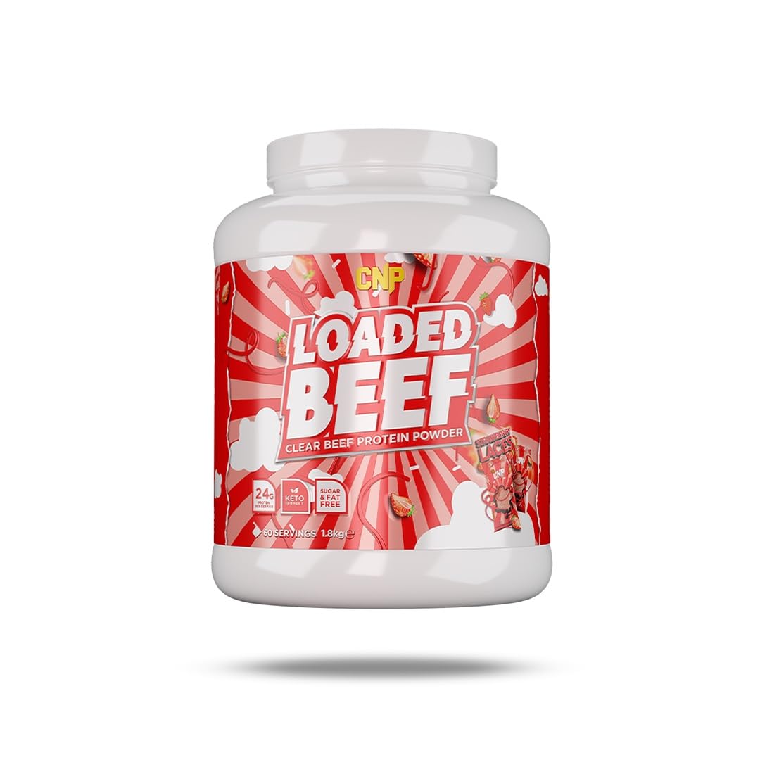 CNP Loaded Beef - 1.8kg / Strawberry Laces - Clear Collagen Protein Powder