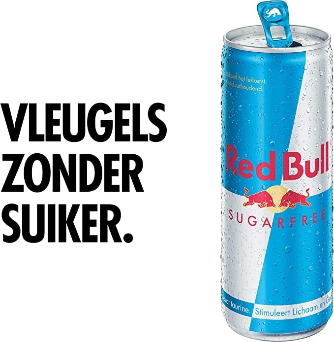 Red Bull Sugarfree - 24x250ml / Energy Drink - Energy Ready-to-Drinks
