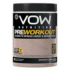 VOW Nutrition Pre Workout tub boosts energy with key ingredients for your workout