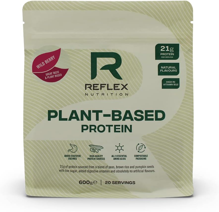Reflex Nutrition Plant Based Protein - 600g / Wild Berry - Plant Protein Powder