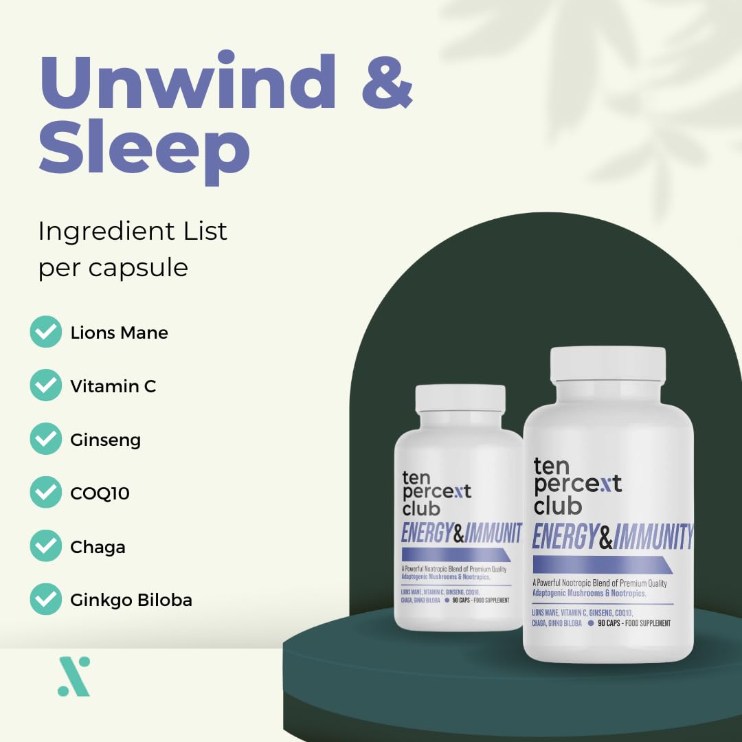 The Ten Percent Club Energy and Immunity - 90 Caps