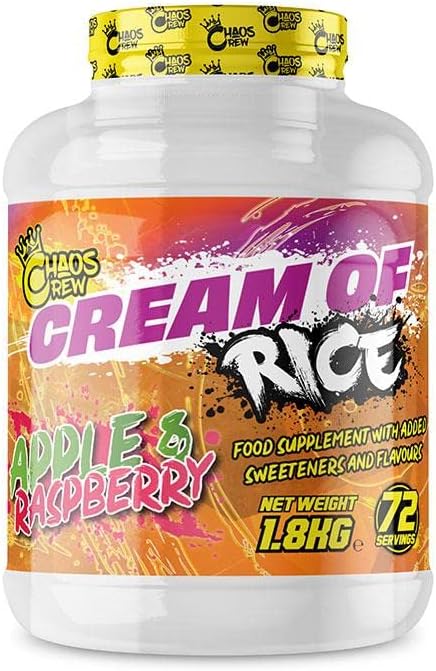 Chaos Crew Cream of Rice - 1.8kg / Apple & Raspberry - Cream of Rice Powder