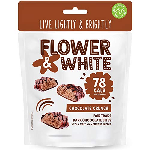 Flower & White Meringue Bites - 75g / Chocolate Crunch - Meringue Bar