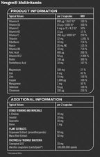 Reflex Nutrition Nexgen - 60 Caps - Multivitamins