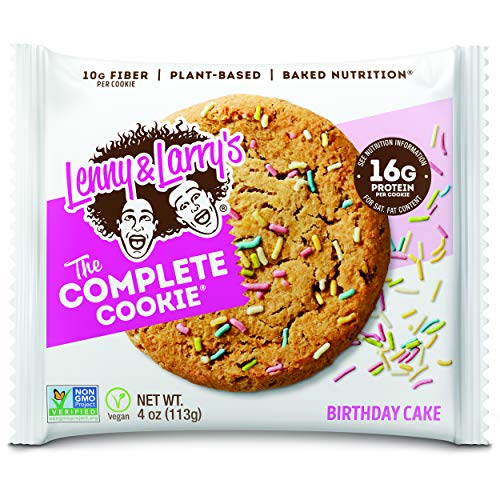 Lenny & Larry’s The Complete Cookie - 12x113g / Birthday Cake - Vegan Protein Cookies