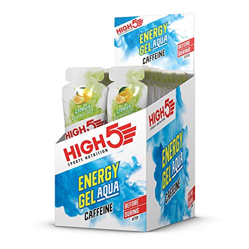 HIGH5 Energy Gel Aqua Caffeine - 20x66g / Citrus - Energy Drinks