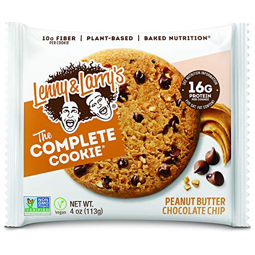 Lenny & Larry’s The Complete Cookie - 12x113g / Peanut Butter Chocolate Chip - Vegan Protein Cookies