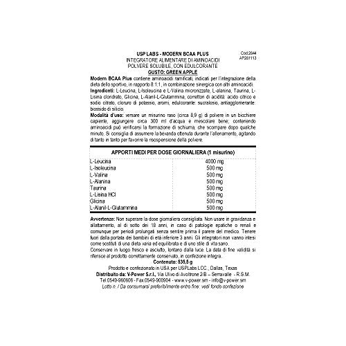 USP Labs Modern BCAA + - Amino Acids Powder