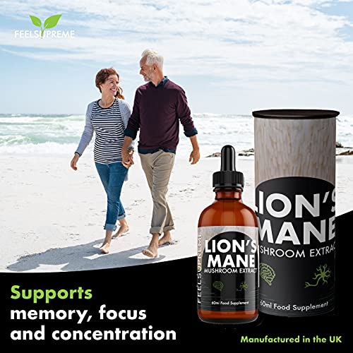 Feel Supreme Lions Mane Extract - 60ml - Cognitive Support Liquid