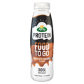 Arla Protein Food To Go caramel flavor meal replacement shake in white bottle