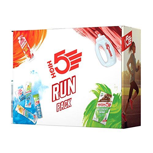 High5 Run Pack with energy gel aqua recovery drink chocolate and more inside