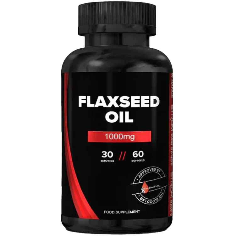 Strom Sports Flaxseed Oil - 60 Softgels