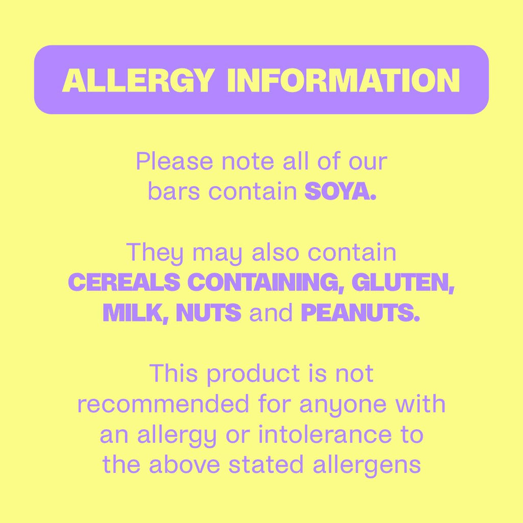 Allergy info for Misfits Plant-Based Protein Bar, a healthy plant-based protein bar