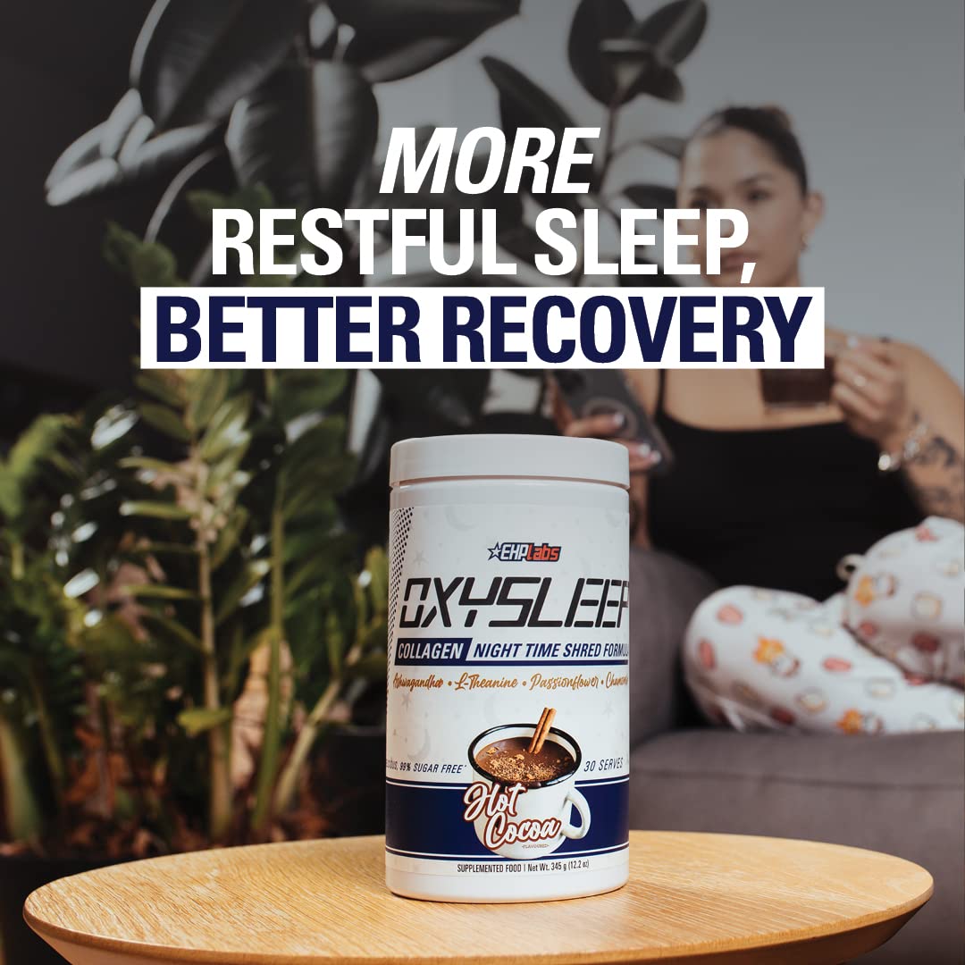 EHP Labs Oxysleep Collagen - 351g / Hot Cocoa - Bovine Collagen Powder