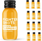 Fighter Shots - 12x60ml / Ginger Turmeric - Immunity Support Shots