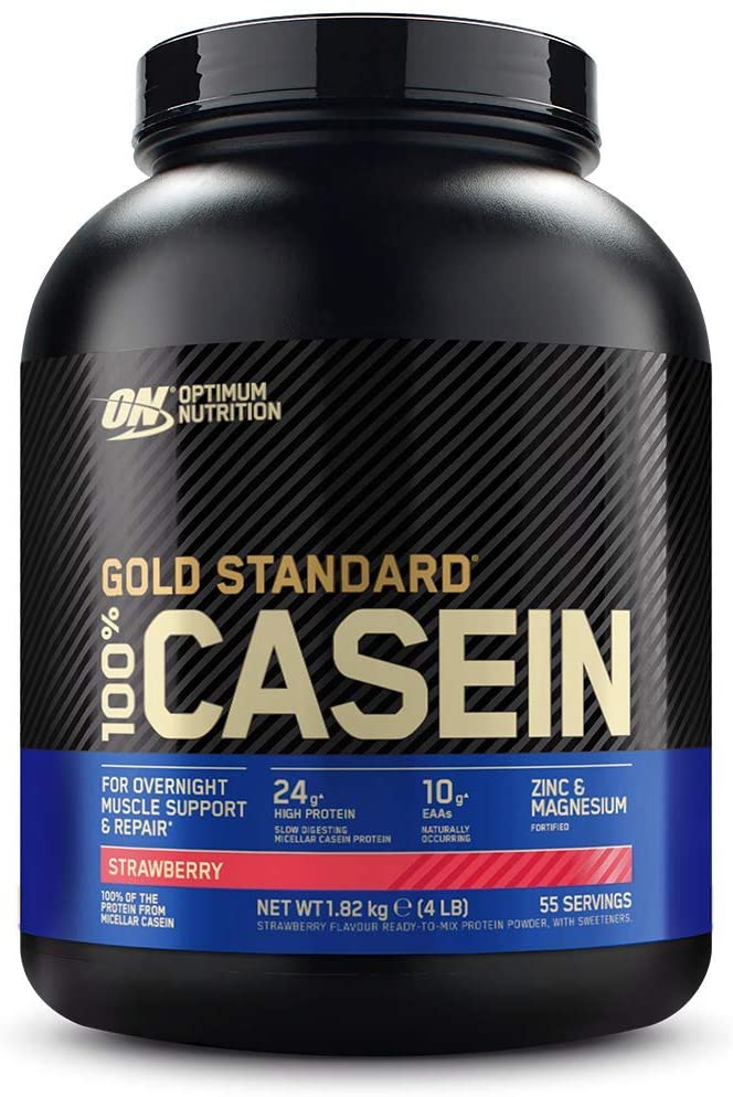 Optimum Nutrition Gold Standard 100% Casein - 1816g / Strawberry - Micellar Casein Protein Powder