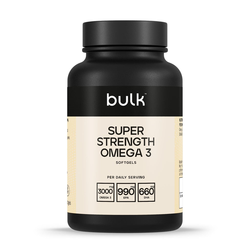 Bulk Super Strength Omega 3 1000mg