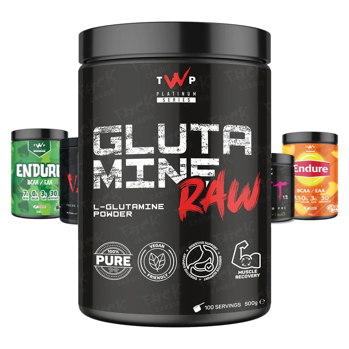 TWP Glutamine RAW - 500g - Immunity Support Powder