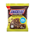 Snickers Hi Protein chocolate and peanut snack package on a white background