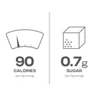 Nutritional info for Reflex Nutrition Instant Whey Pro 25g serving with 90 calories and 0.7g sugar