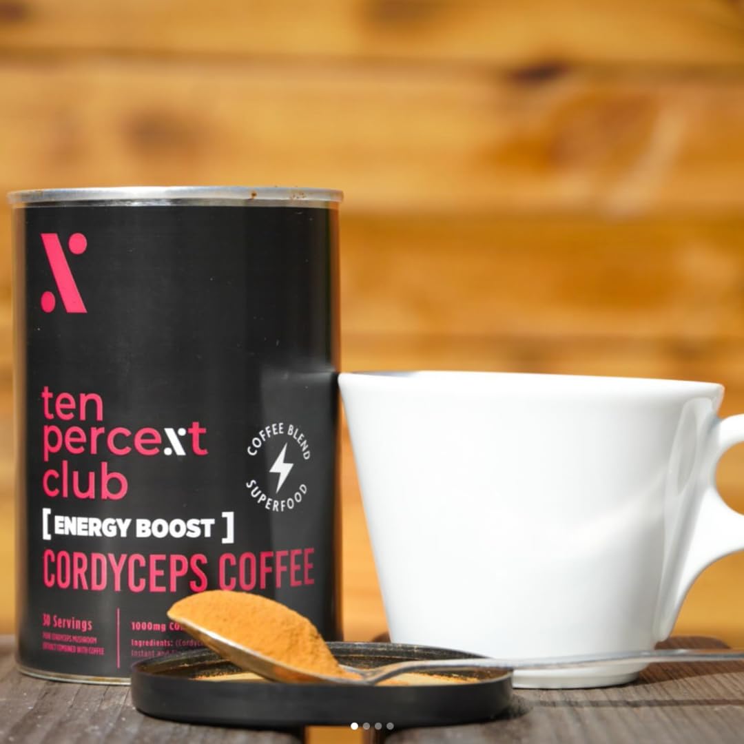 The Ten Percent Club Cordyceps Coffee - 300g - Mushrooms