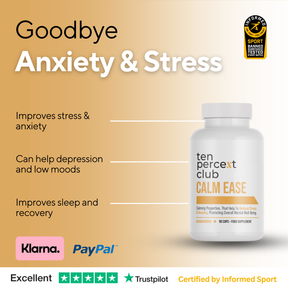 The Ten Percent Club Calm Ease - 30 Caps - Ashwagandha
