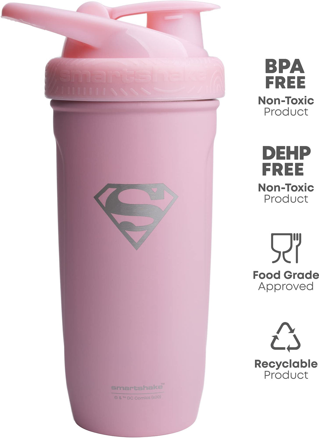 Smartshake Reforce Steel Shaker - Metal Water Flask (Less Than 2 Litres)