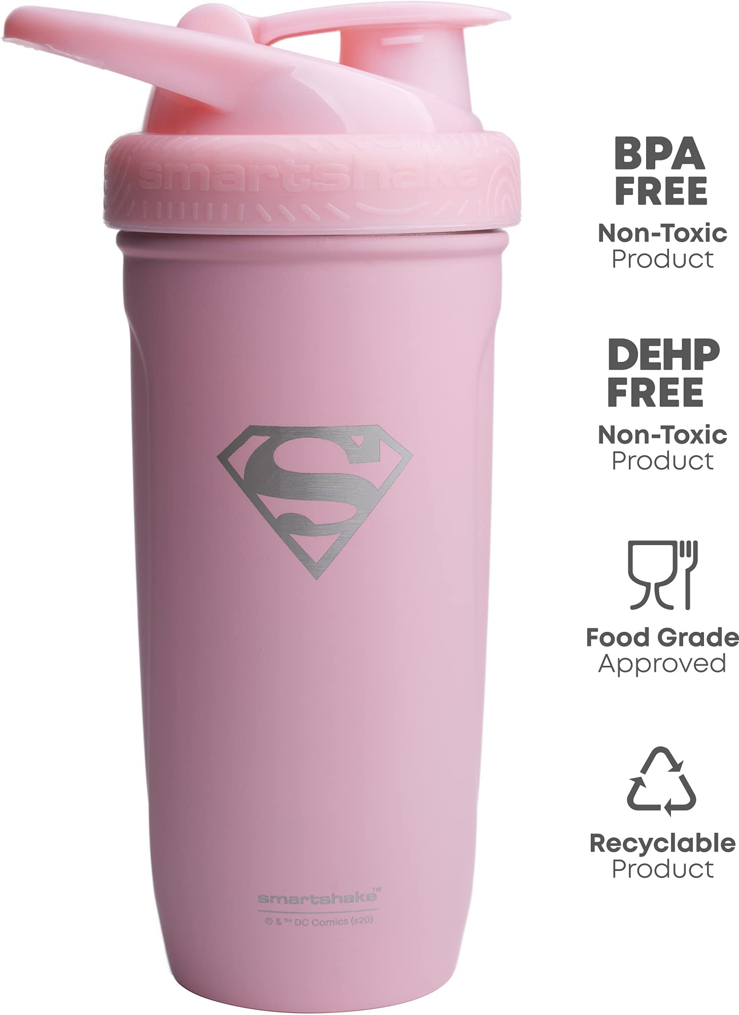 Smartshake Reforce Steel Shaker - Metal Water Flask (Less Than 2 Litres)
