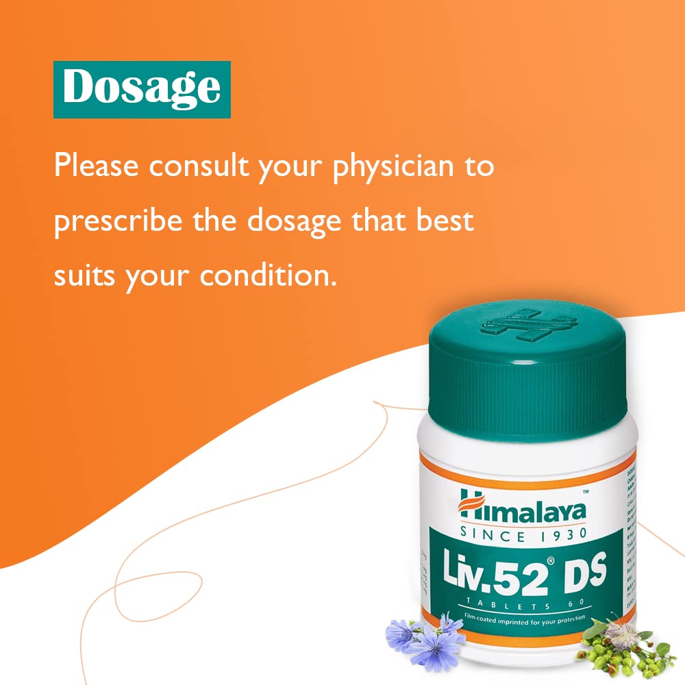 Himalaya Liv.52 DS - 60 Tabs - Organ Support Tablets