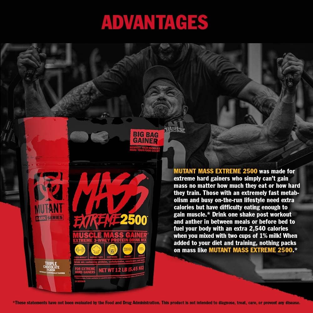 Mutant Mass Extreme 2500 - Weight Gainer Powder