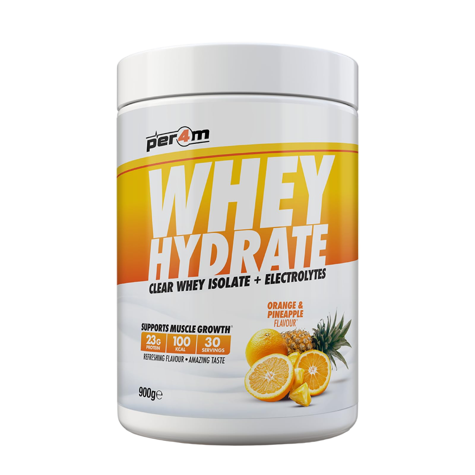 Per4m Clear Whey Hydrate | Light, Refreshing Protein with Electrolytes