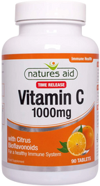 Natures Aid Citrus Tablets for optimal immune support and sustained absorption vitamin