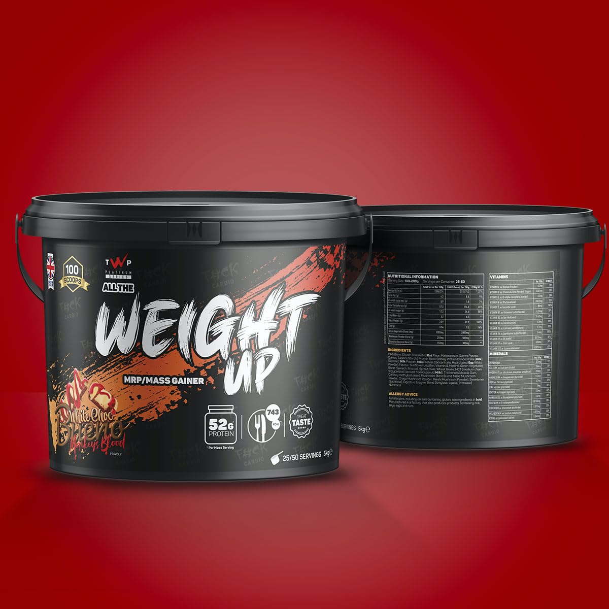 TWP All The Weight Up - 5kg / White Choc Bueno Monkey - Protein Blends