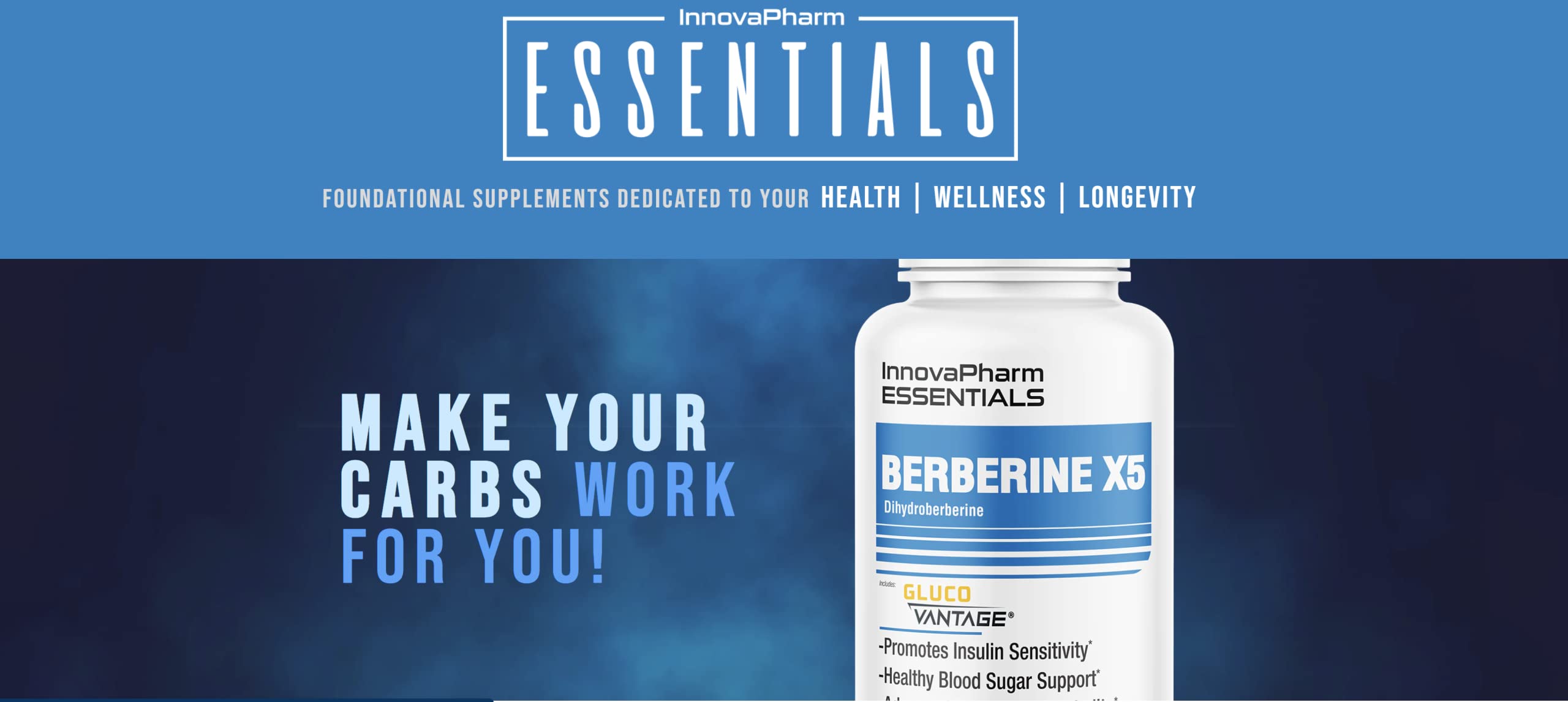 Innovapharm Berberine X5 - 90 Caps - Berberine Capsules